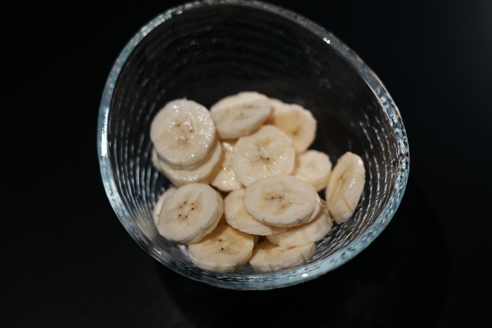 Bananen als Waffeltopping
